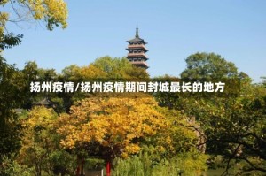 扬州疫情/扬州疫情期间封城最长的地方