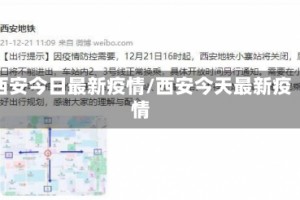 西安今日最新疫情/西安今天最新疫情