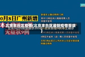 北京丰台区疫情(北京丰台区最新疫情等级)