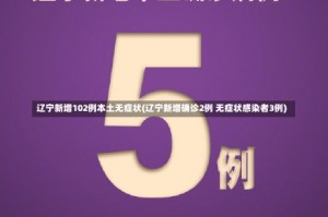 辽宁新增102例本土无症状(辽宁新增确诊2例 无症状感染者3例)