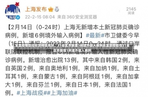 全国疫情防控形势持续向好，31省区市新增1例境外输入病例彰显防控韧性31省区市新增1例境外输入病例-第1张图片