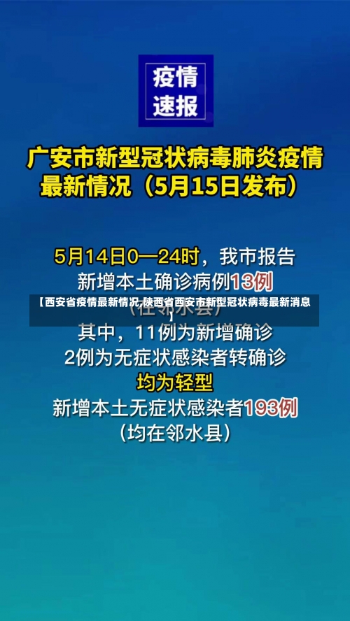 【西安省疫情最新情况,陕西省西安市新型冠状病毒最新消息】-第1张图片