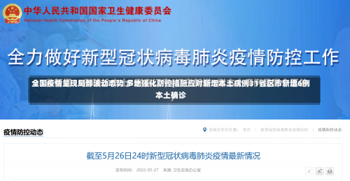 全国疫情呈现局部波动态势 多地强化防控措施应对新增本土病例31省区市新增6例本土确诊-第1张图片