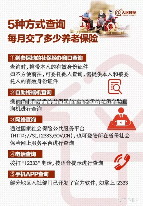 北京，疫情下的城市韧性考验与民生平衡之道北京又不让出京了-第2张图片
