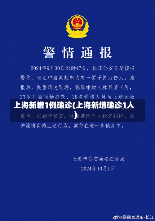上海新增1例确诊(上海新增确诊1人)-第2张图片