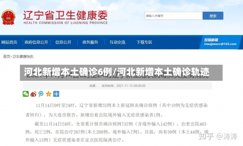 河北新增本土确诊6例/河北新增本土确诊轨迹-第1张图片